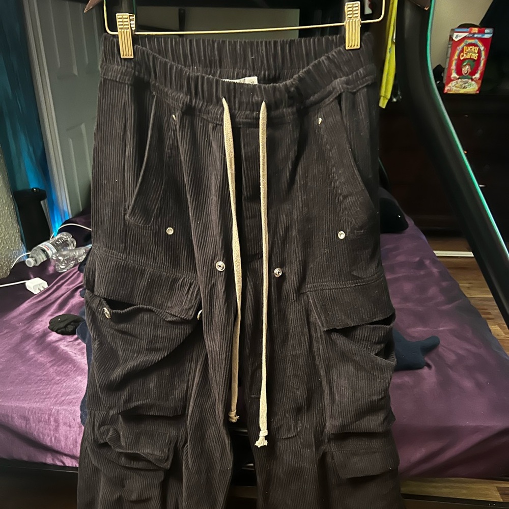 Black flared rick owens size 32